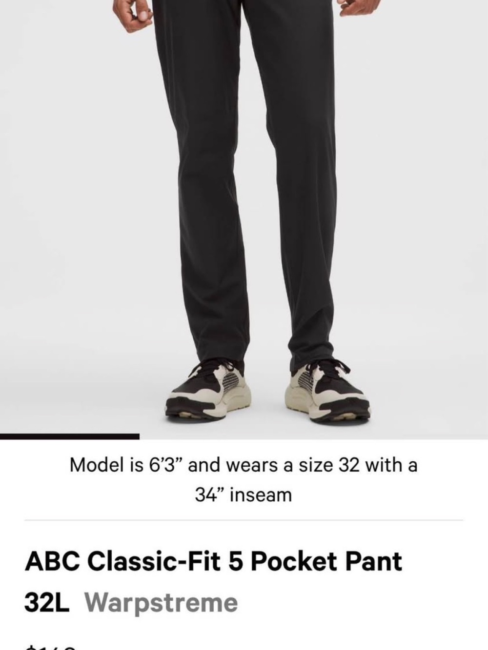 lululemon athletica ABC Classic-Fit 5-Pocket Pant — Black